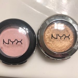 2 nyx single eyeshadows